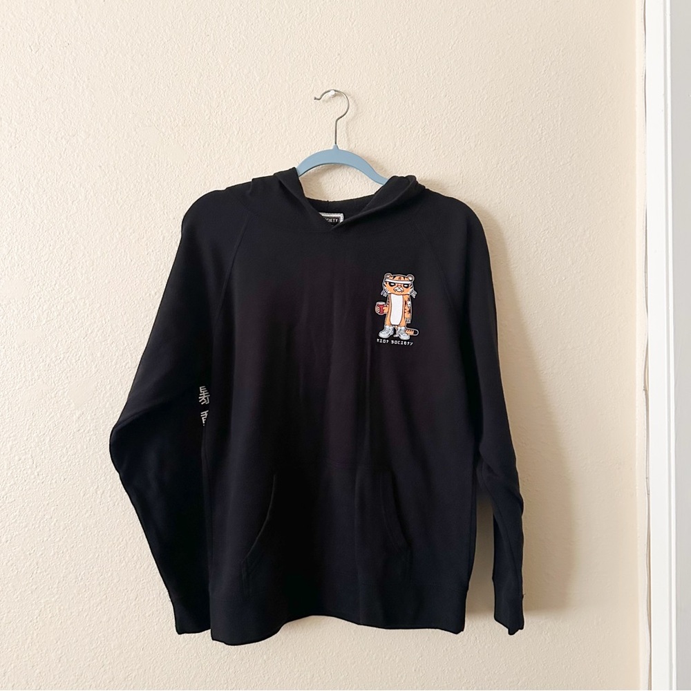 LIKE NEW! Riot Society Sugee Tiger Sushi Samurai Kids Hoodie - Size XXL